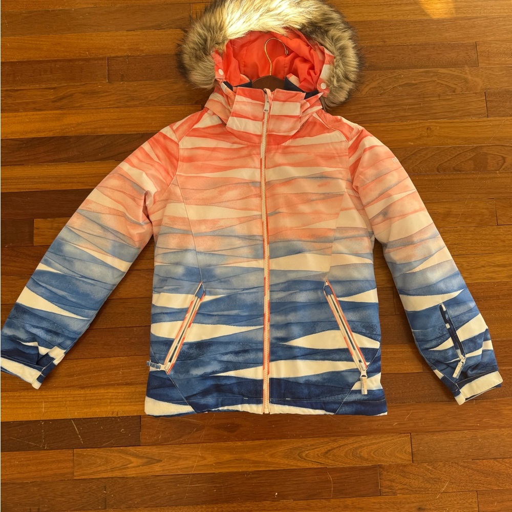 Roxy Kids Snowboarding Set- Coral and Blue